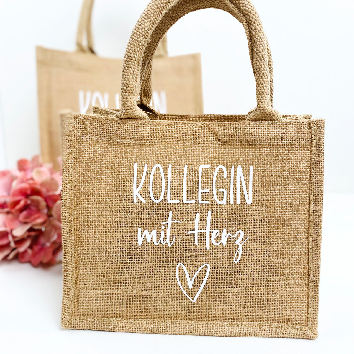 Produktbild von ROOHUAWAY Geschenk Kollegin - Jutetasche It Etall Schlüsselanhänger, Kollegin Geschenke