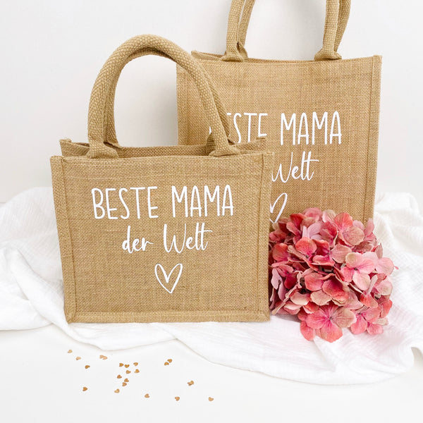 Tasche Beste Mama der Welt Jute