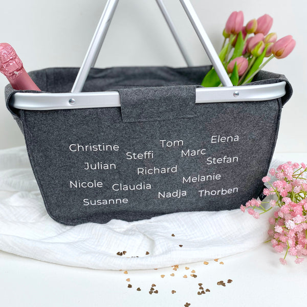 Einkaufskorb Für immer Feierabend