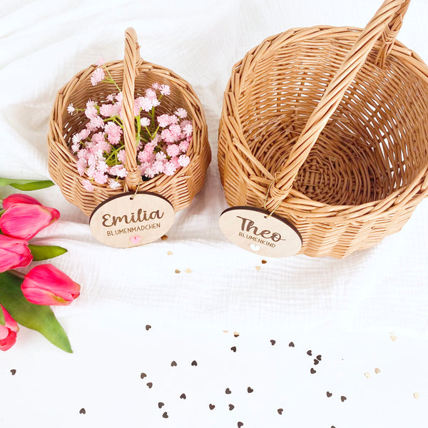 Korb für Blumenmädchen / Blumenkind