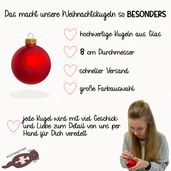 Weihnachtskugel Mein erstes Weihnachten