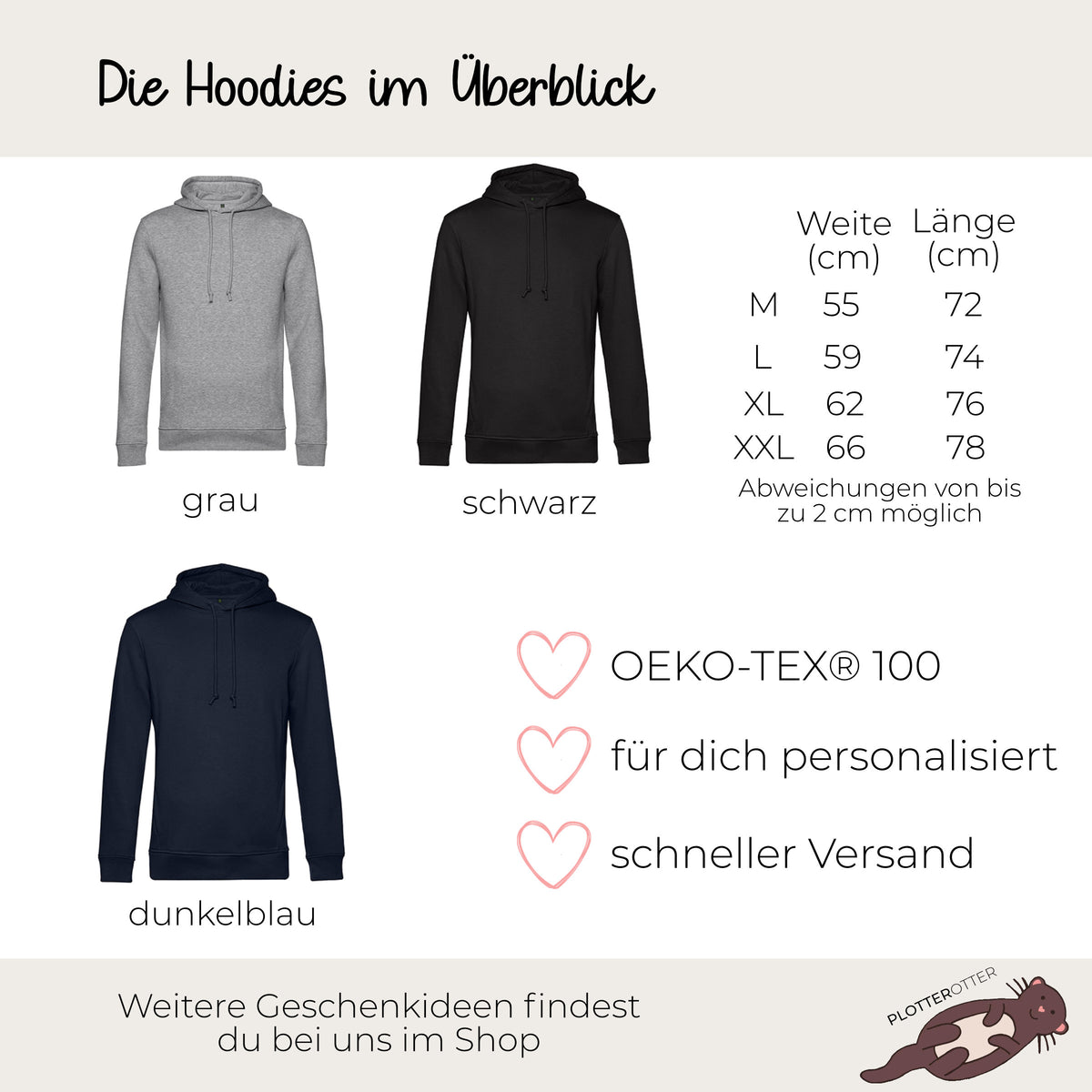 Hoodie Papa mit Namen & Jahreszahl