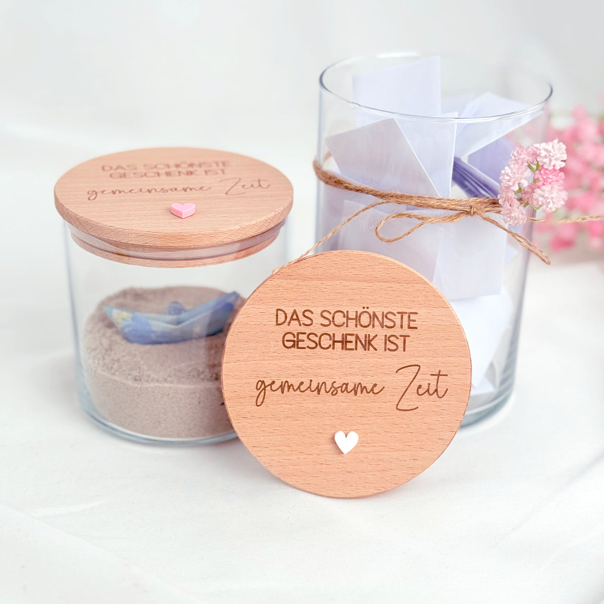 Geschenkglas gemeinsame Zeit