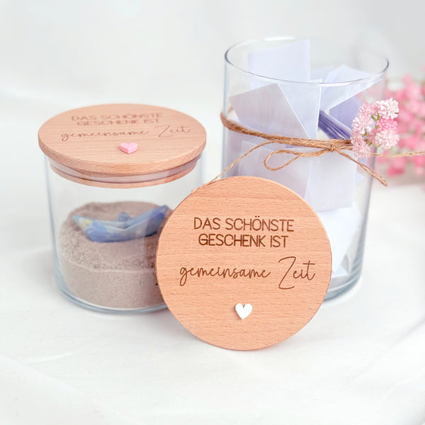 Vorratsglas gemeinsame Zeit