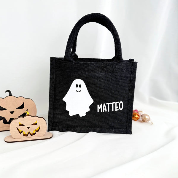 Tasche Halloween Jute