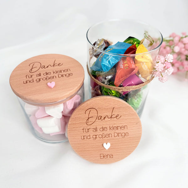 Vorratsglas Danke