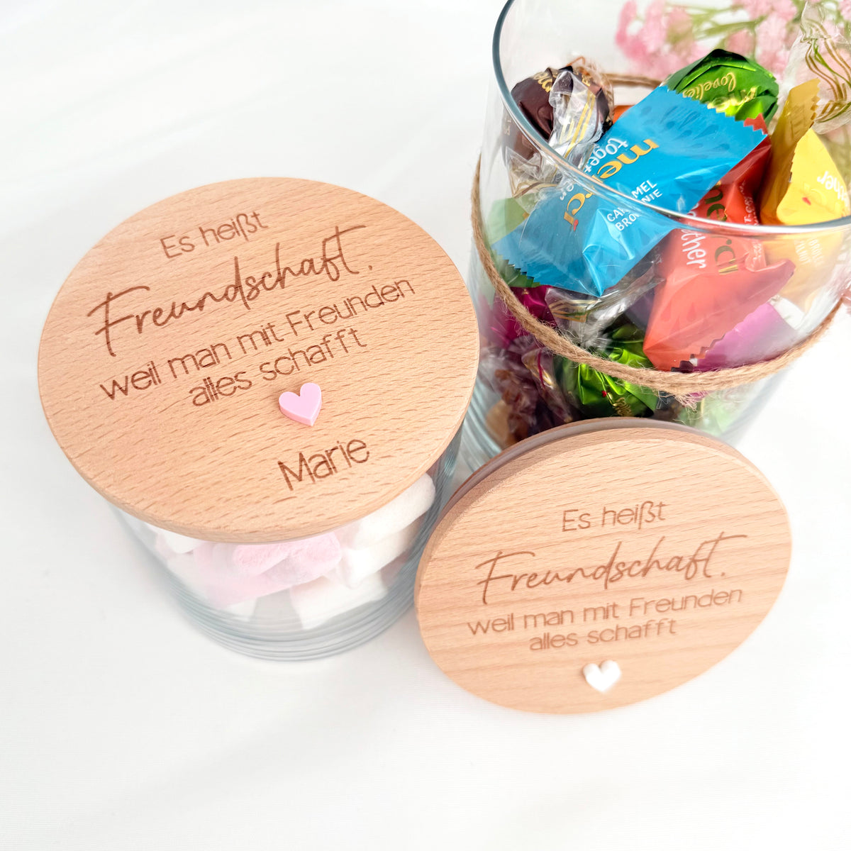Geschenkglas Freundschaft