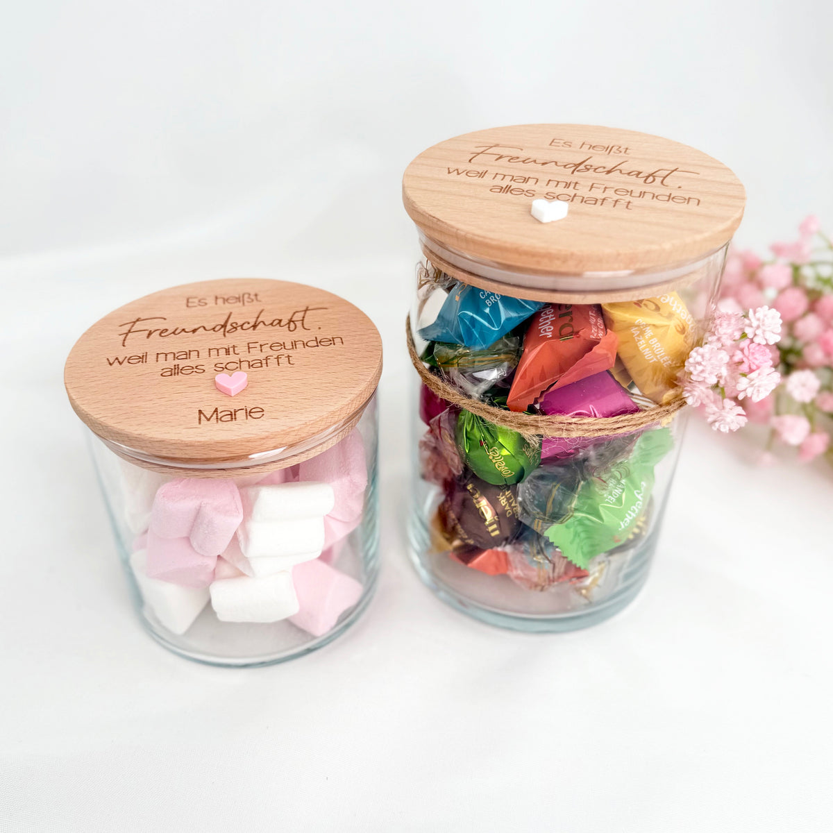 Geschenkglas Freundschaft