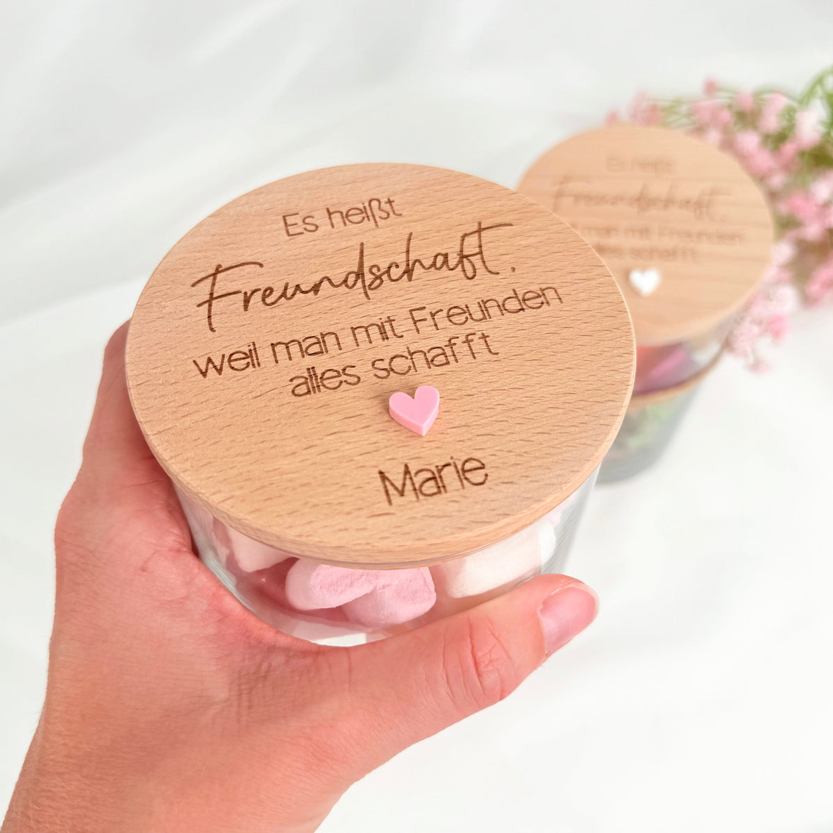 Geschenkglas Freundschaft