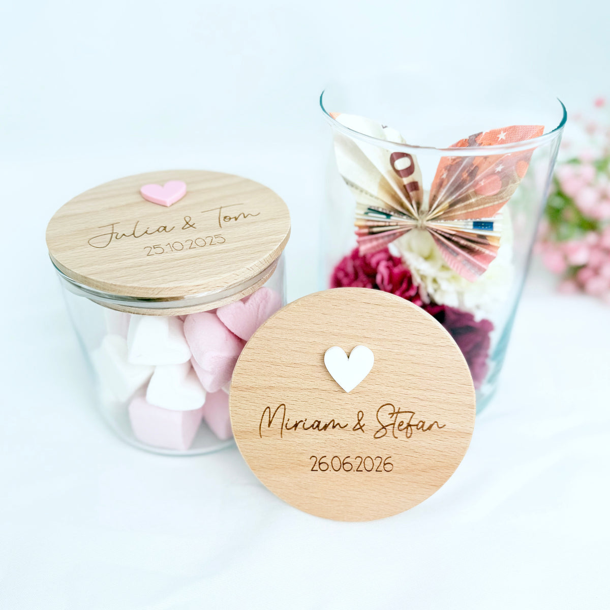 Geschenkglas Hochzeit