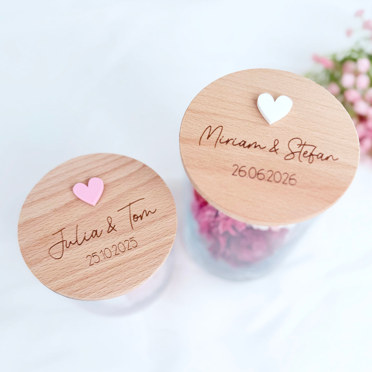 Geschenkglas Hochzeit