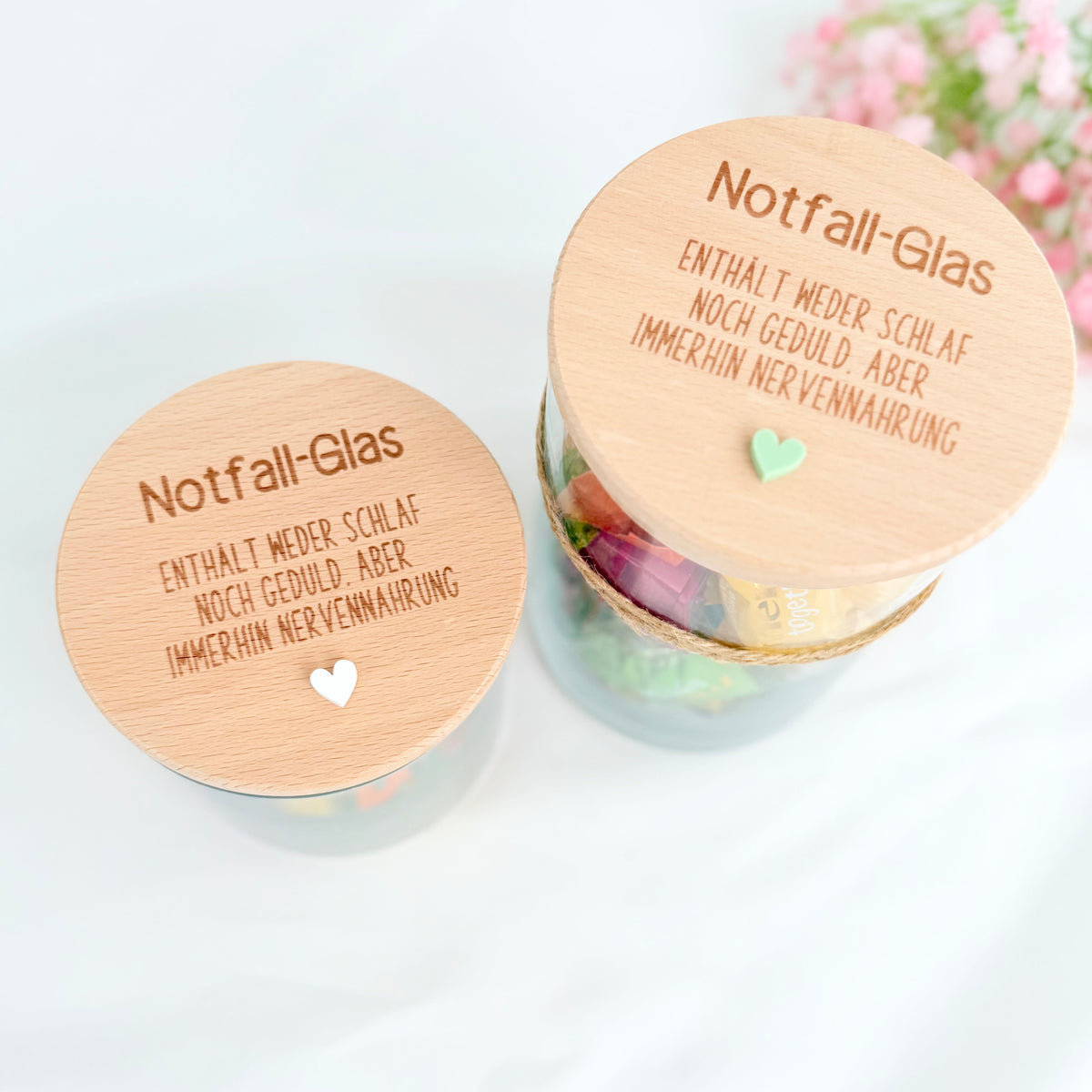 Geschenkglas Notfallglas