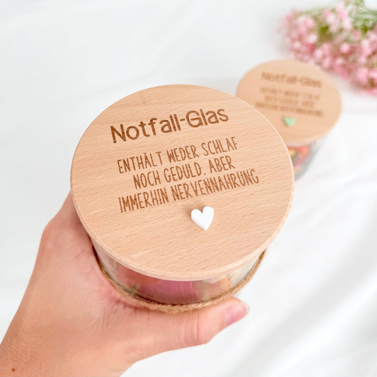 Geschenkglas Notfallglas