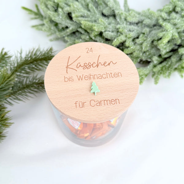 Vorratsglas 24 Küsschen Tanne