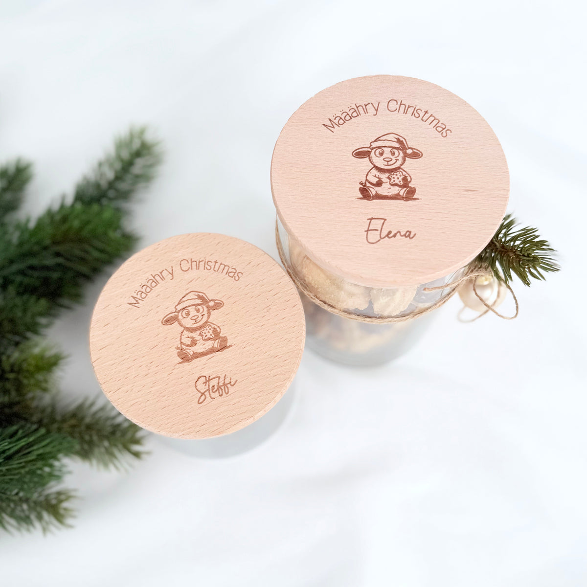 Geschenkglas Määähry Christmas