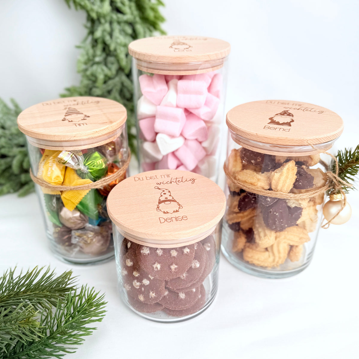 Geschenkglas du bist mir wichtelig