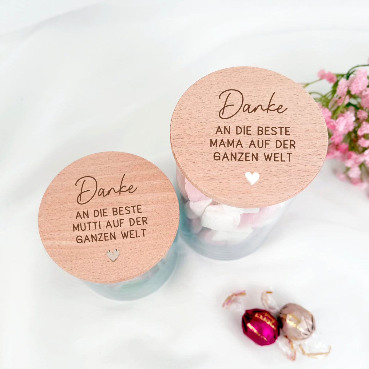 Geschenkglas Danke
