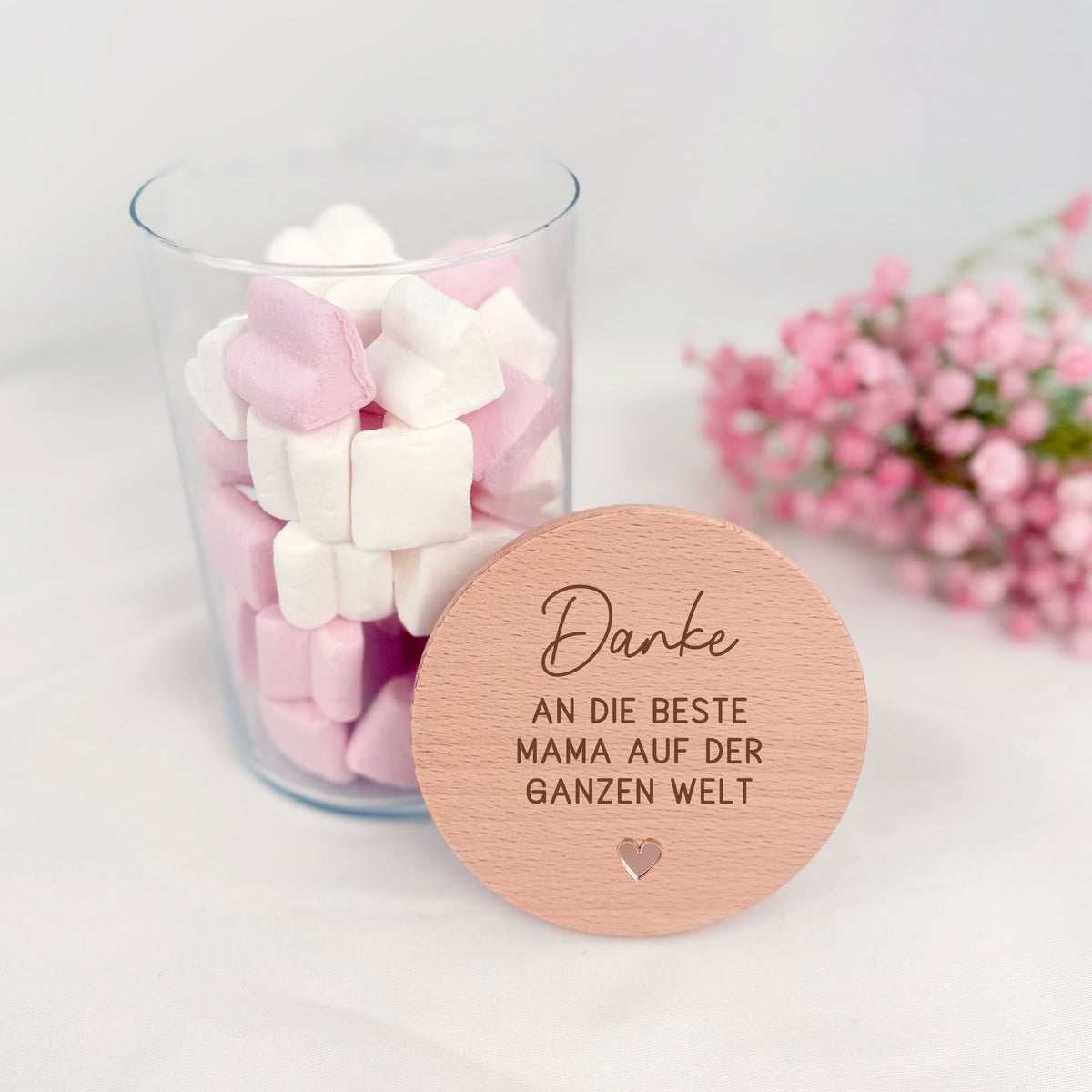 Geschenkglas Danke