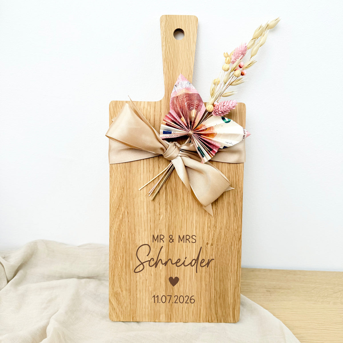 Schneidebrett Mr & Mrs
