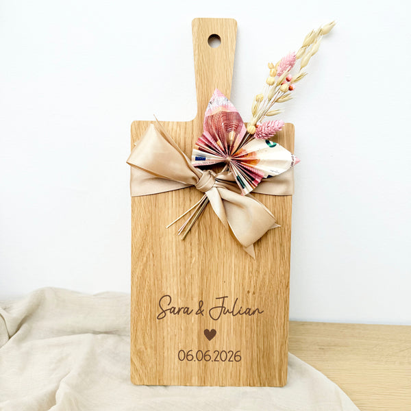 Schneidebrett Hochzeit