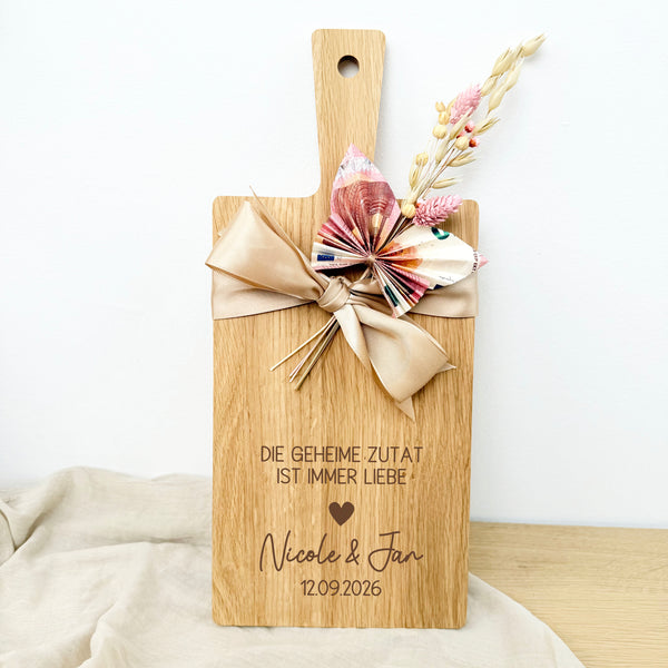 Schneidebrett geheime Zutat Liebe