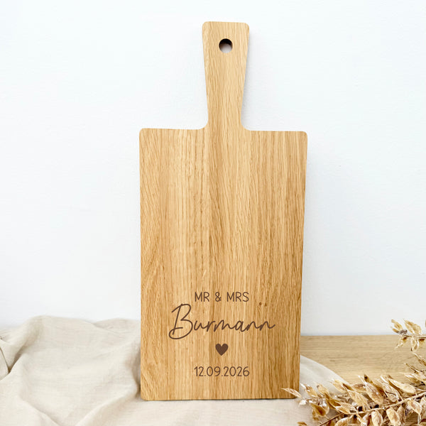 Schneidebrett Mr & Mrs