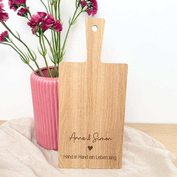 Schneidebrett Hochzeit