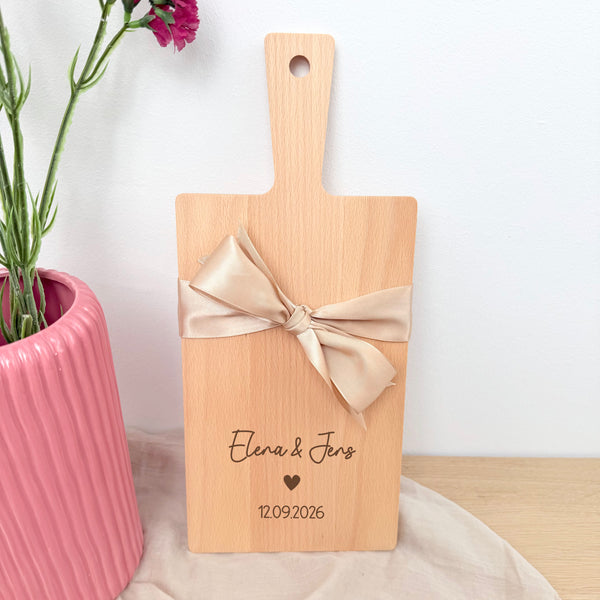 Schneidebrett Hochzeit