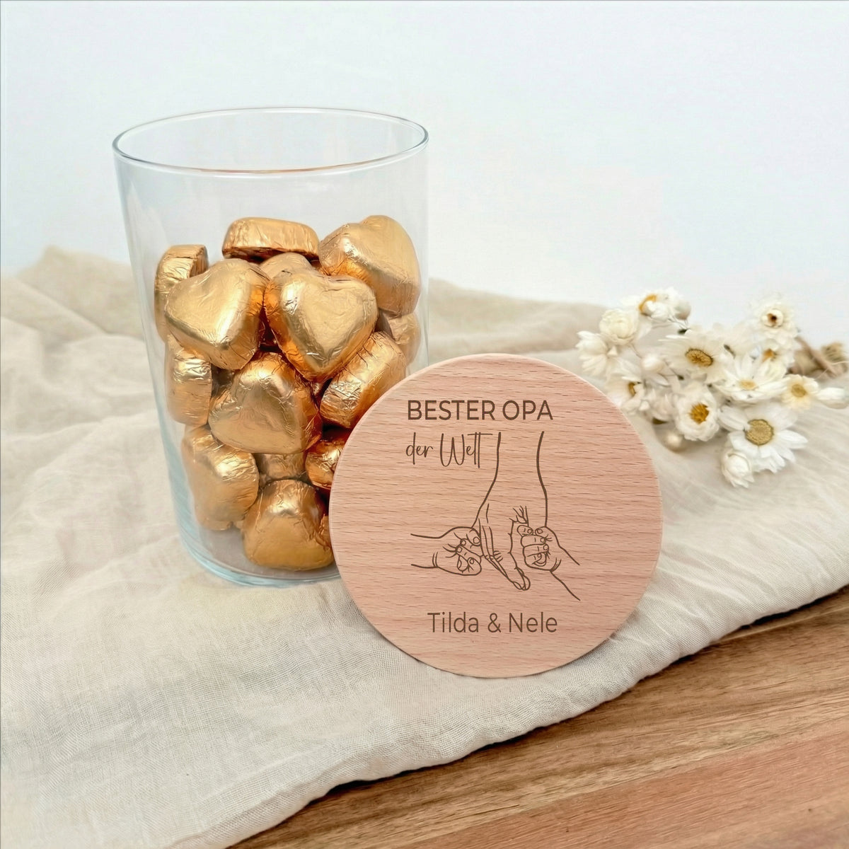 Geschenkglas bester Papa / Opa