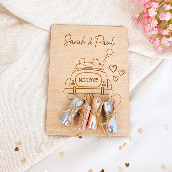 Geschenkkarte Hochzeit Auto