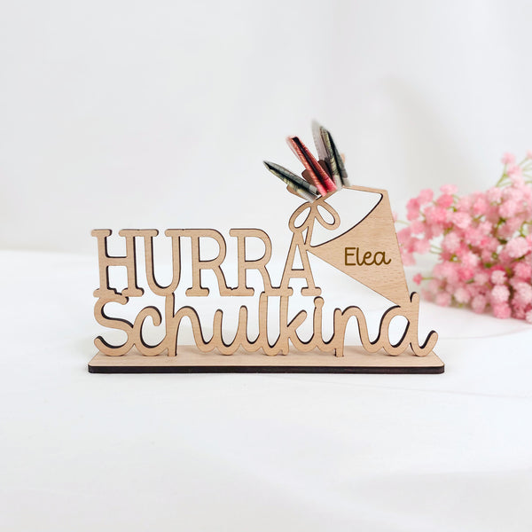 Aufsteller HURRA Schulkind