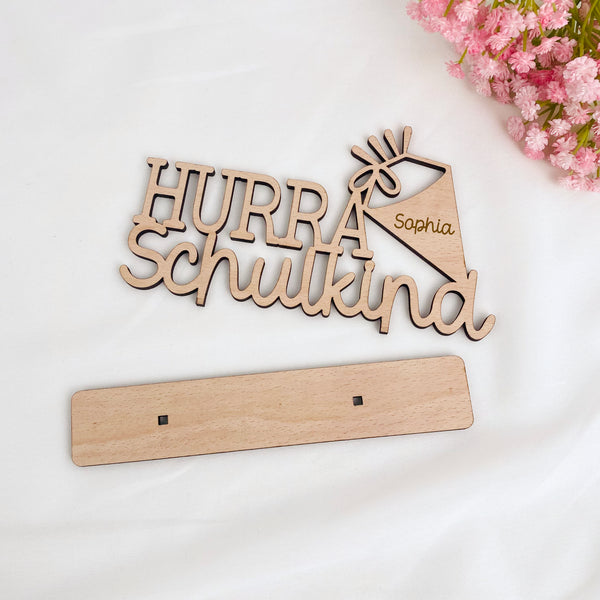 Aufsteller HURRA Schulkind