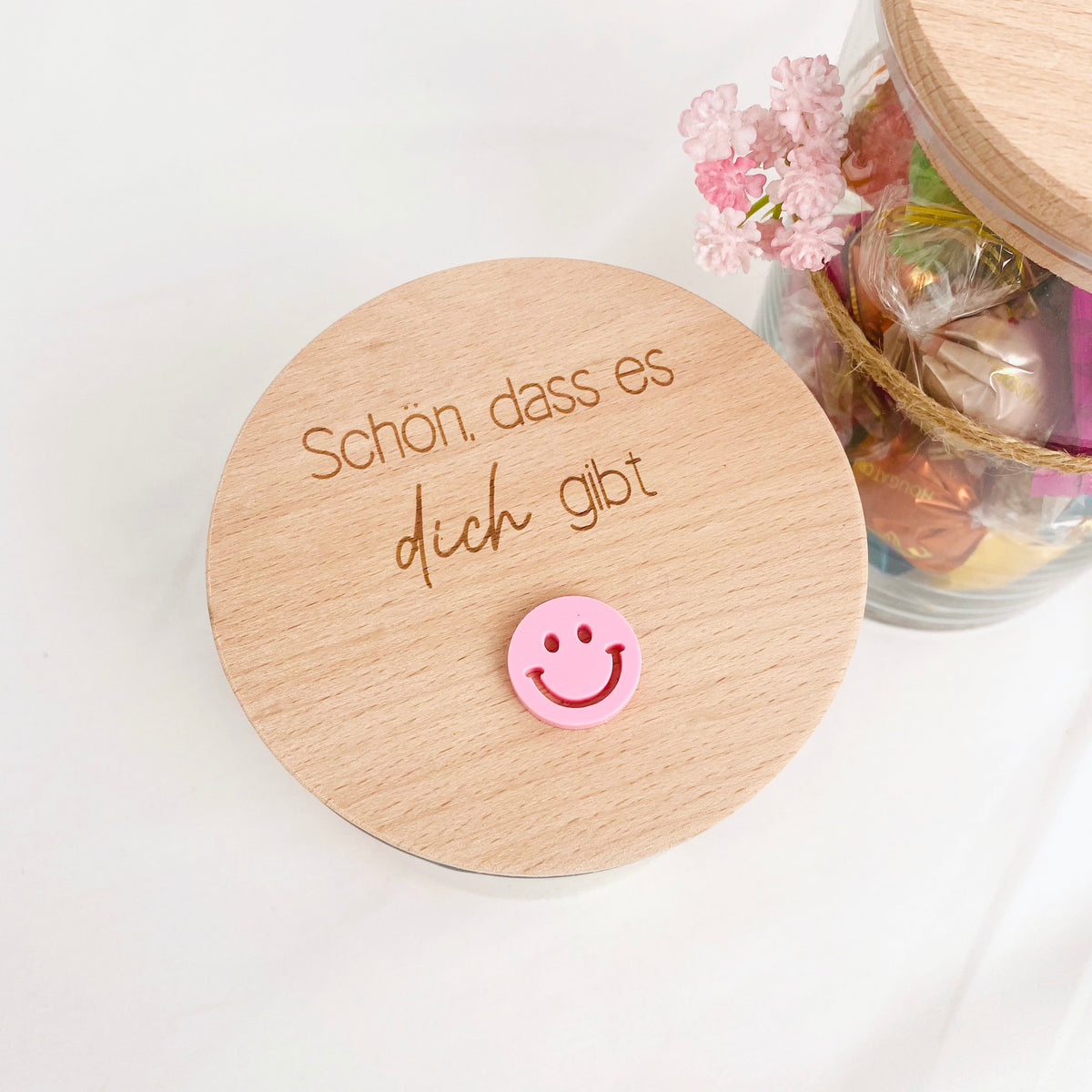 Geschenkglas Schön, dass es dich gibt