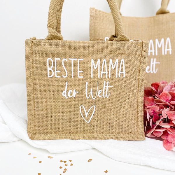 Tasche Beste Mama der Welt Jute