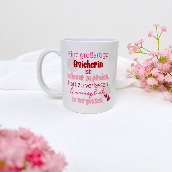 Tasse Erzieherin Danke für die schöne Zeit