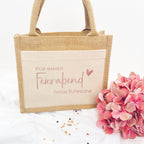 Tasche Für immer Feierabend Jute/Baumwolle