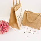 Tasche Für immer Feierabend Jute/Baumwolle