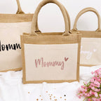 Tasche Mommy Jute/Baumwolle