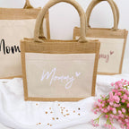 Tasche Mommy Jute/Baumwolle