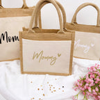 Tasche Mommy Jute/Baumwolle