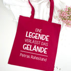 Beutel Eine Legende verlässt das Gelände