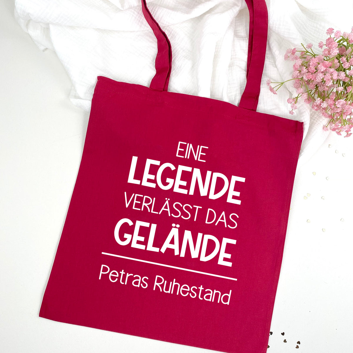 Beutel Eine Legende verlässt das Gelände