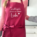 Schürze wichtigste Zutat liebe