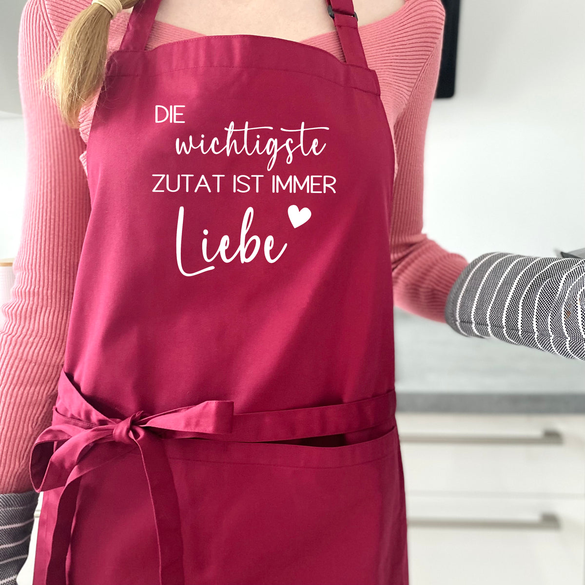 Schürze wichtigste Zutat liebe
