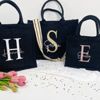 Tasche Initial schwarz