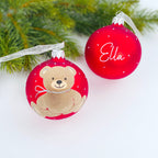 Weihnachtskugel Bär