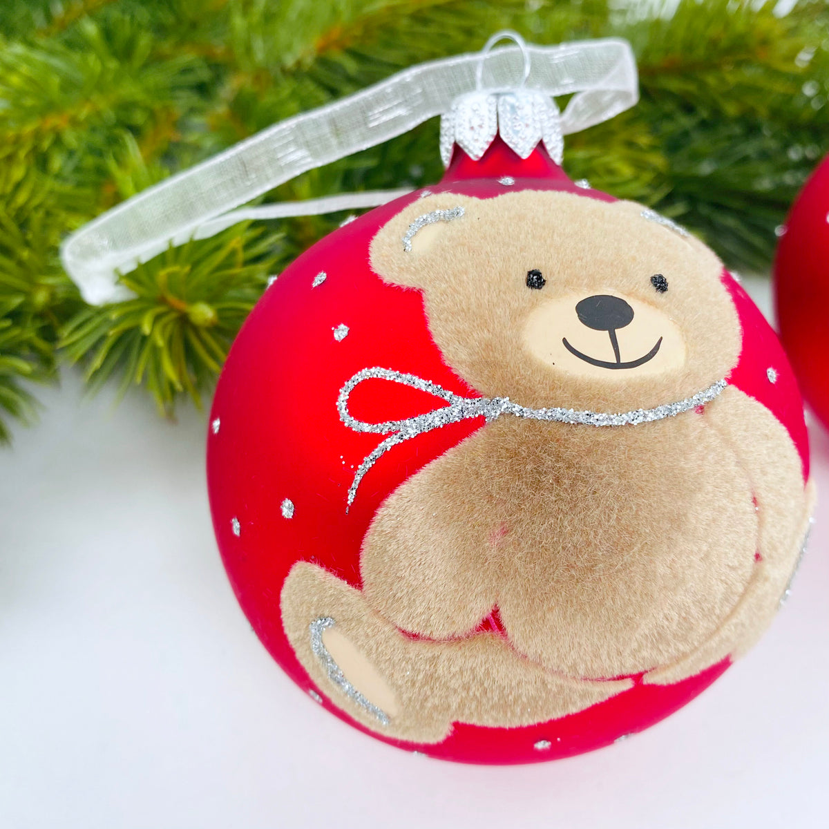 Weihnachtskugel Bär