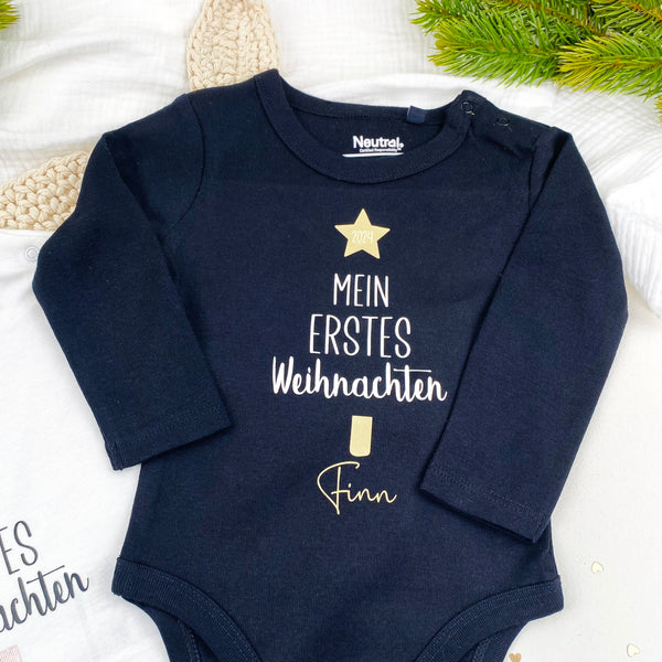 Baby Body Weihnachten personalisiert