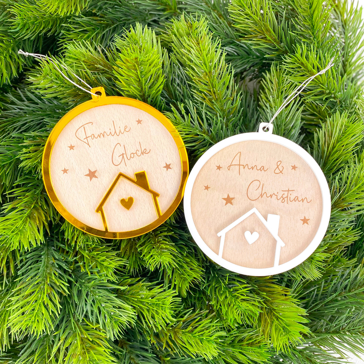 Geschenk zum Einzug, Einzugsgeschenk Anhänger Weihnachten