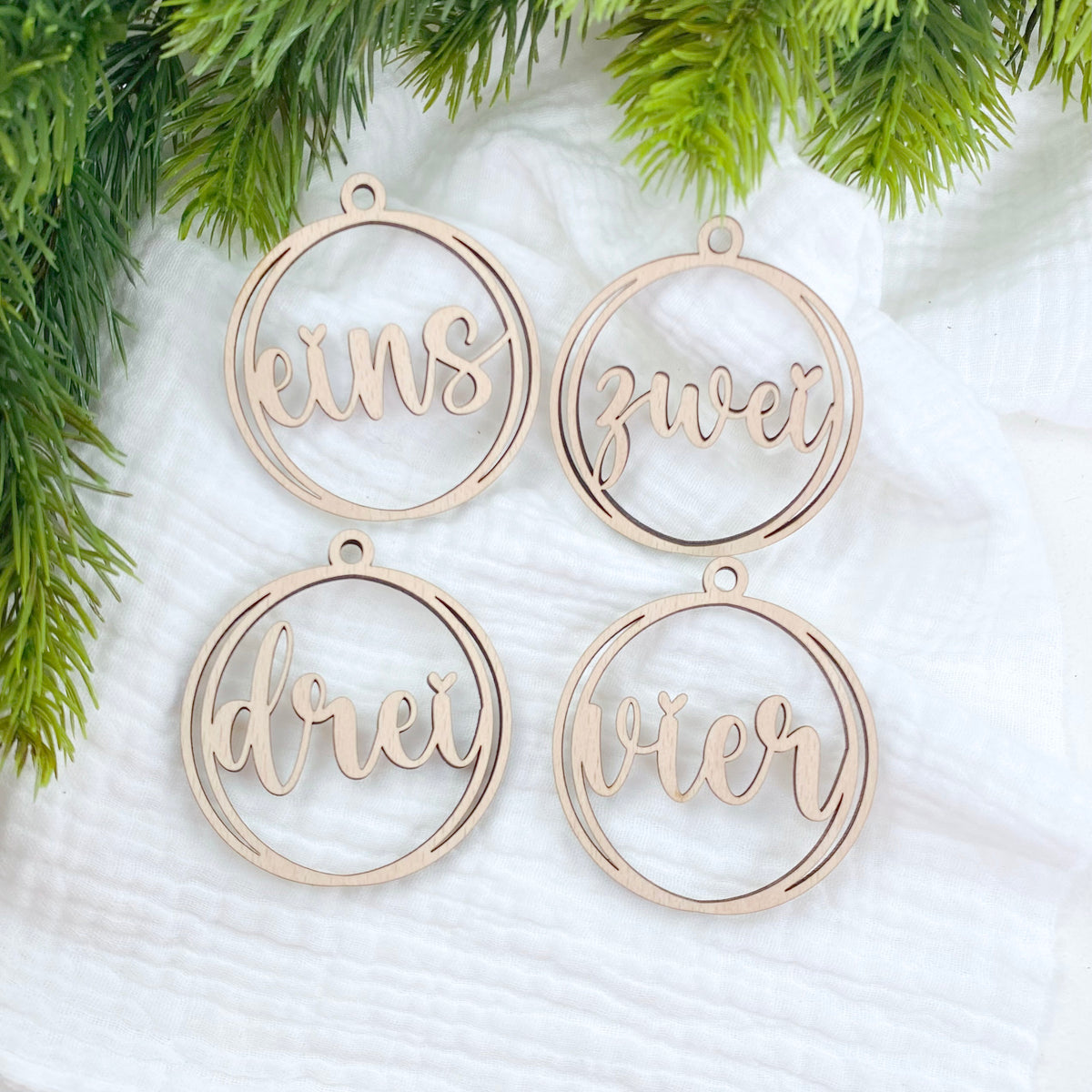 Adventskranz Zahlen Advent Deko